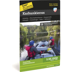 Calazo Karhunkierros retkeilykartta 1:25 000