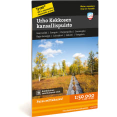 Calazo Urho Kekkosen kansallispuisto tunturikartta 1:50 000