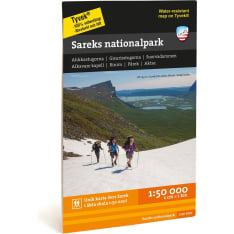 Calazo Sareks nationalpark tunturikartta 1:50 000