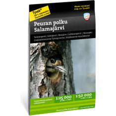 Calazo Peuran polku Salamajärvi 1:25 000 +  1:50 000 retkeilykartta