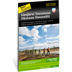 Calazo Liesjärvi Torronsuo 1:25 000 retkeilykartta