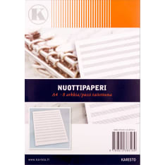 Karistopap A4 nuottipaperi