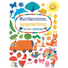Mustikansininen, hunajankeltainen värikäs värikirjani