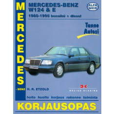 Alfamer Mercedes-Benz W124 & E 200-300 bensiini/diesel 1985-1995 korjausopas