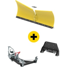 Iron Baltic Etukiinnitteinen 1500mm V-aura/Nivelaurasarja Cfmoto 850/1000