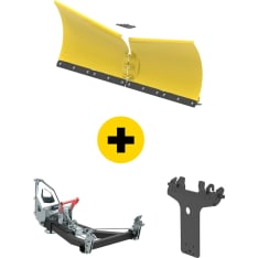 Iron Baltic Etukiinnitteinen 1500mm V-aura/Nivelaurasarja Polaris Sportsman 570