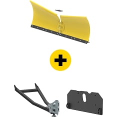 Iron Baltic Keskikiinnitteinen 1500mm V-aura / Nivelaurasarja Polaris Sportsman 450/570/ETX/570SP