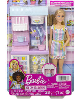 Barbie Ice Cream Shopkeeper Playset jäätelökioski   verkkokauppa