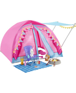 Barbie Camping Tent + 2 Dolls teltta ja 2 nukkea   verkkokauppa