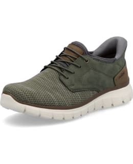 Rieker Mocassini Uomo B6658-64 Beige, Scarpe Comfort E Style Autunno/Inverno, Calzata Facile Con Tacco Stabile