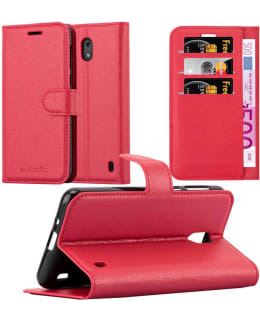 Cadorabo Custodia Libro per Nokia 2 2017 in CLASSY BLU SCURO - con Vani