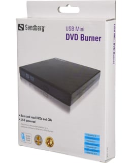 Sandberg USB Mini DVD Burner ulkoinen DVD-asema   verkkokauppa