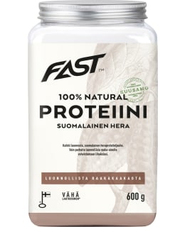 Fast 100% Natural 600 g raakakaakao proteiinijauhe   verkkokauppa
