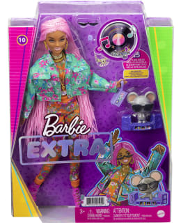 Barbie Extra Doll Pink Braids nukke  verkkokauppa