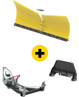 Iron Baltic Etukiinnitteinen 1500mm V-aura/Nivelaurasarja Cfmoto 850/1000 Main Image