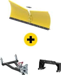 Iron Baltic Etukiinnitteinen 1500mm V-aura/Nivelaurasarja Cfmoto 600/625 Main Image