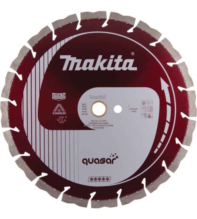 Makita Quasar Stealth 300 x 25,4/20 mm timanttikatkaisulaikka