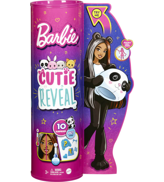 Barbie Cutie Reveal Doll Panda nukke