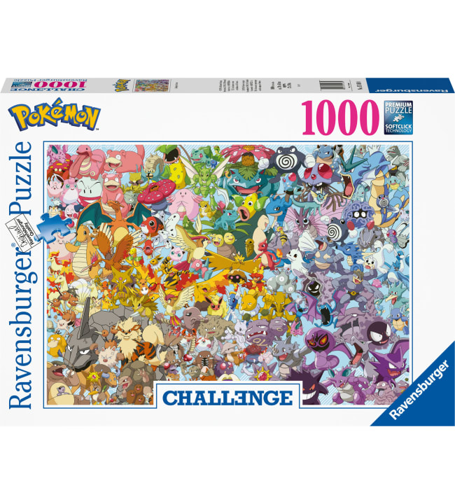Ravensburger Challenge Pokemon 1000p palapeli