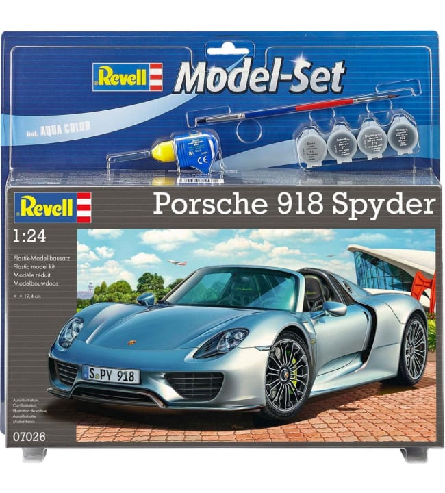 Revell Model Set Porsche 918 Spyder 1:24 pienoismalli