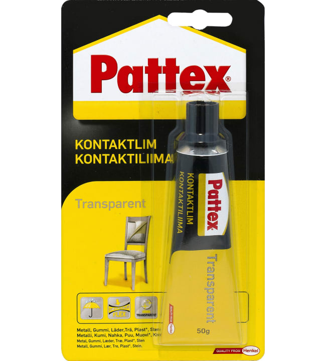 Pattex 50 g väritön kontaktiliima