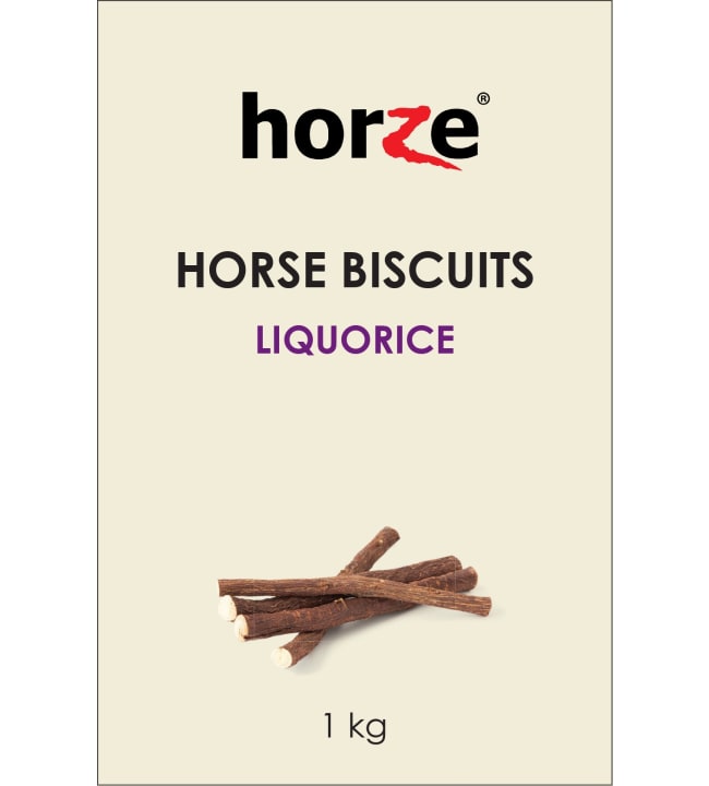 Horze Horse Biscuits 1 kg  Lakritsi