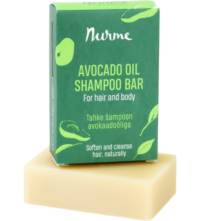 Nurme Avocado oil Shampoo Bar 100 g avokadoöljyshampoopala