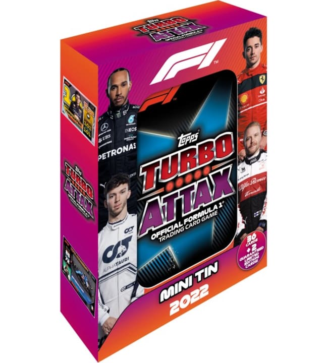 F1 Turbo Attax mini tin