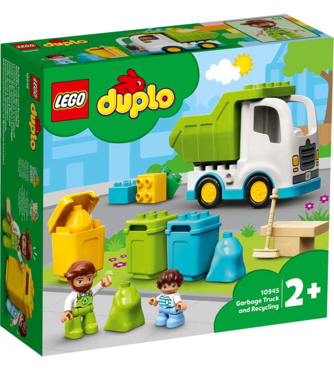 Tilaa DUPLO Town 10945 Roska-auto ja kierrätyspiste