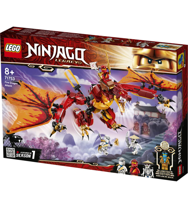 LEGO Ninjago 71753 Tulilohikäärmeen hyökkäys