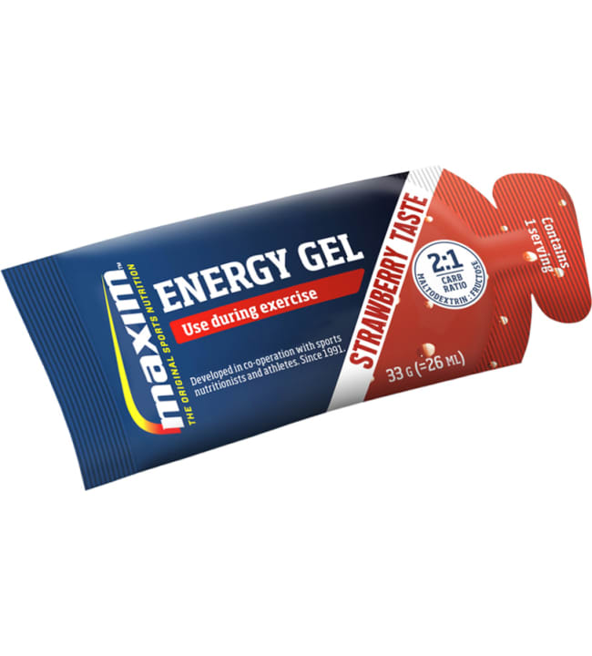 Maxim Energy Gel strawberry single 33 g energiageeli