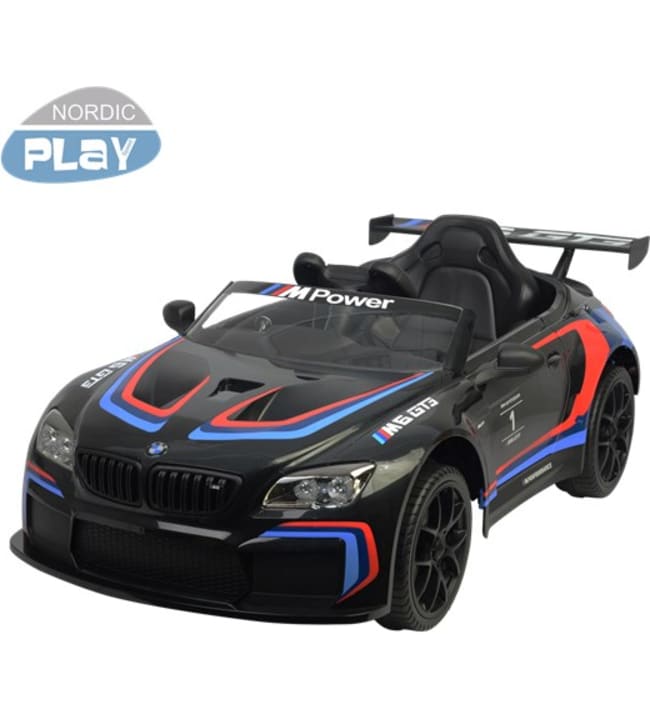 Nordic Play BMW M6GT3 12V musta sähköauto