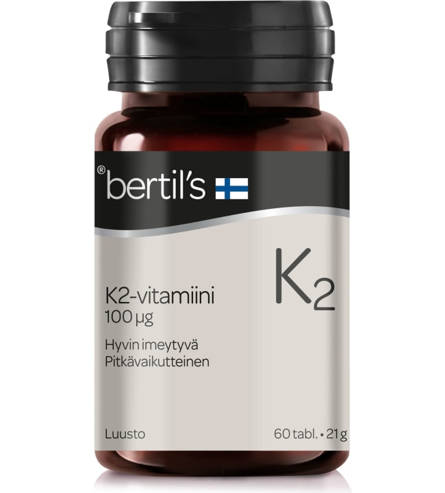 Bertil’s K2-vitamiini 60 tabl. ravintolisä