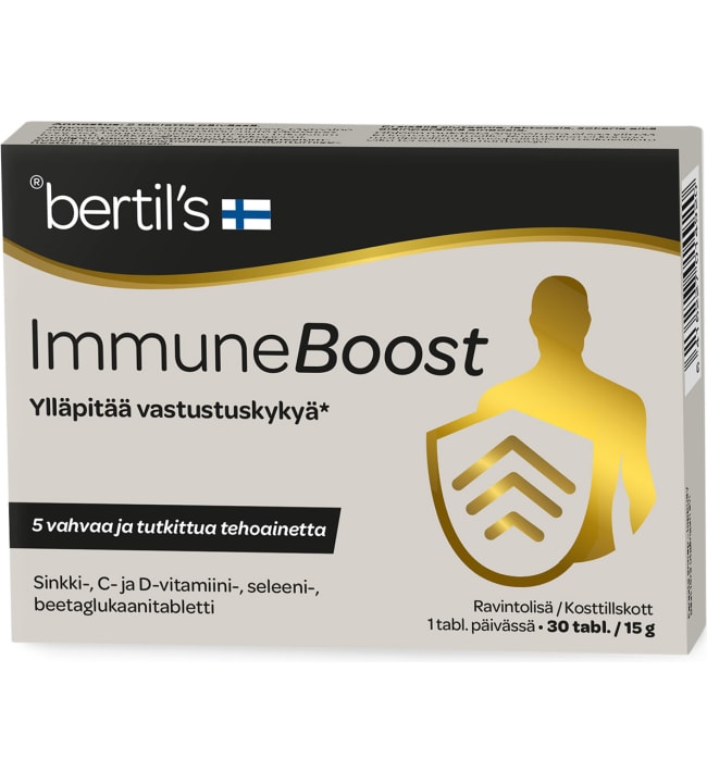 Bertils Immune Boost 30 tabl. ravintolisä