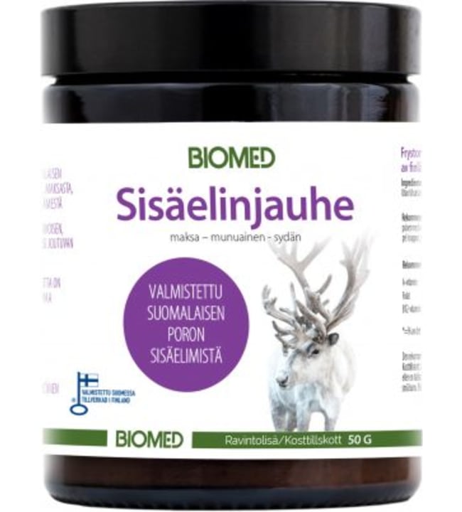 Biomed Sisäelinjauhe 50 g ravintolisä