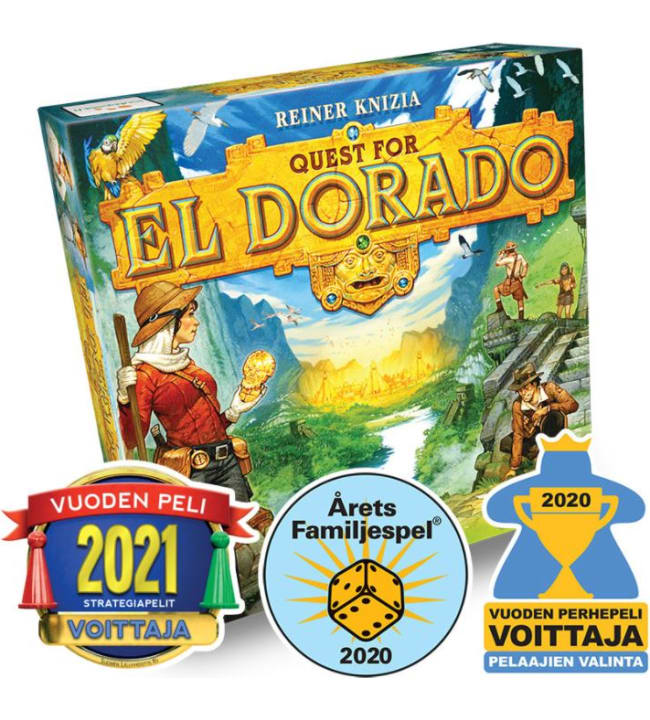 Quest for El Dorado lautapeli