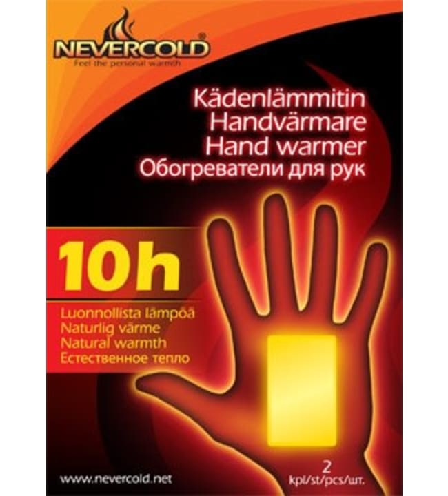 Nevercold kertakäyttö kädenlämmittimet