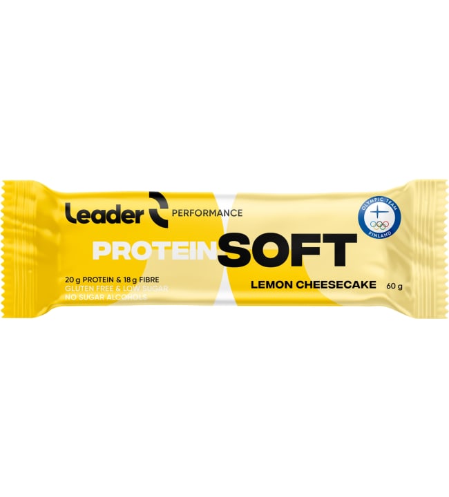 Leader Protein Soft Lemon Cheesecake 60 g proteiinipatukka