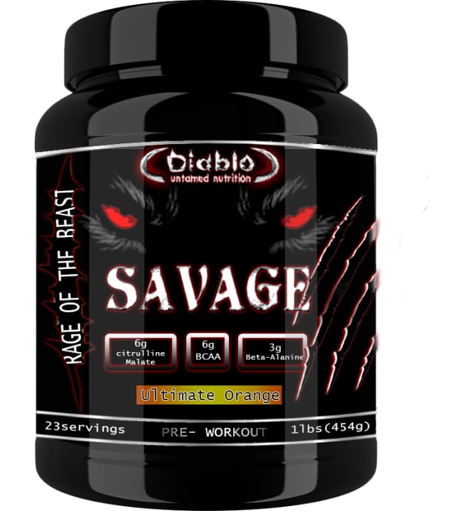 Diablo Nutrition Savage Ultimate Orange 454 g tehonlisääjä