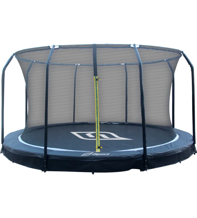 iSport 4,3m 88 jousta matala trampoliini turvaverkolla