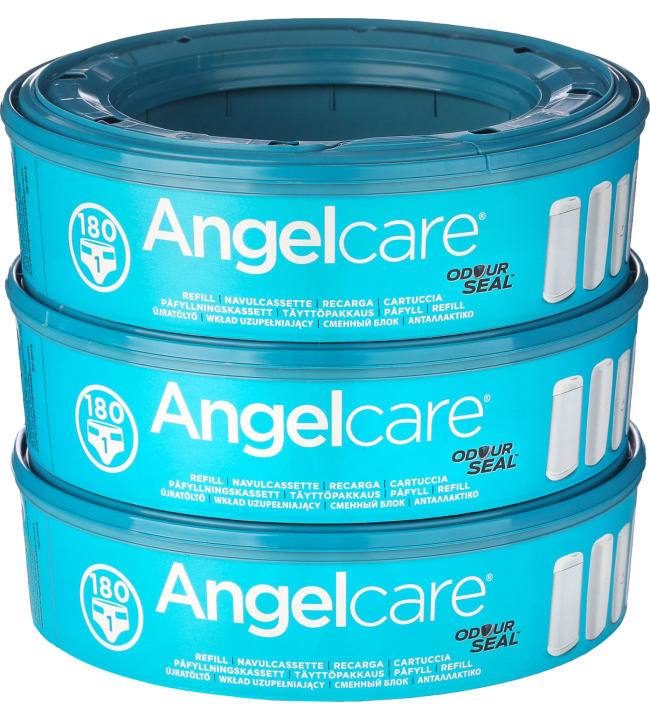 Angelcare 3 kpl vaipparoskiksen täyttökasetti