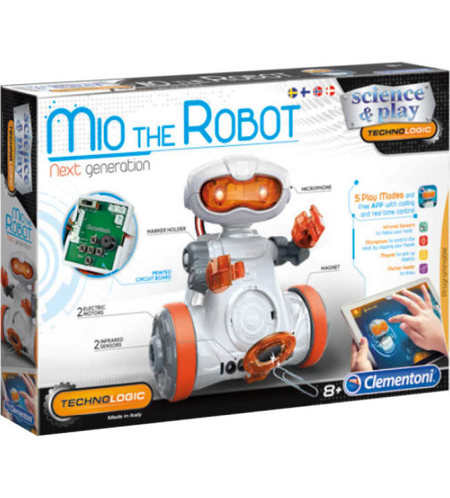 Clementoni Mio the Robot ohjelmoitava robotti