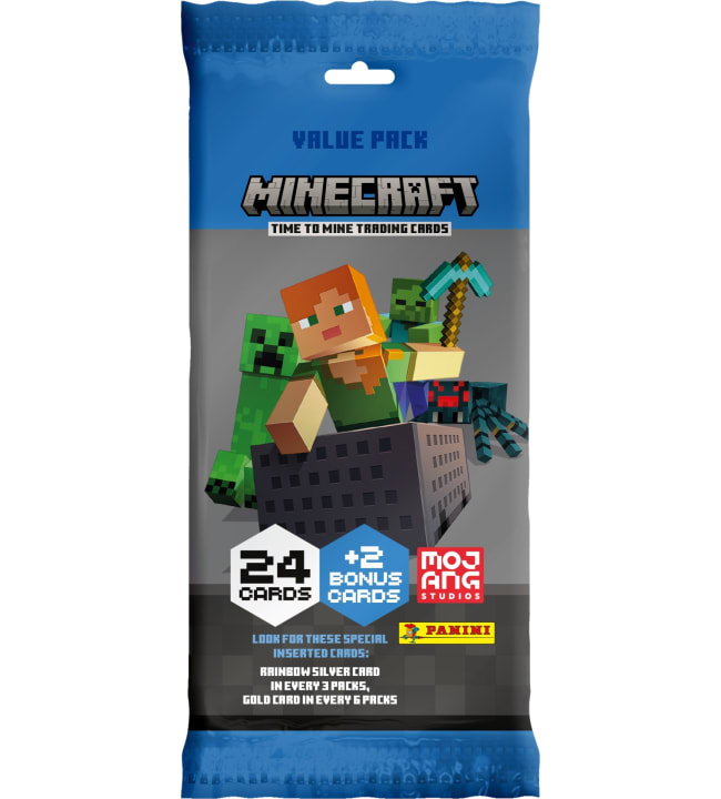 Minecraft Value pack keräilykortit