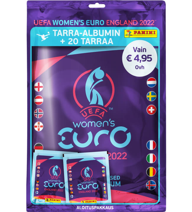 Uefa Women's Euro 2022 keräilytarrat aloituspakkaus
