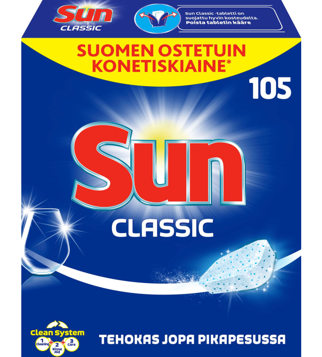 Sun Classic 105 kpl konetiskitabletti