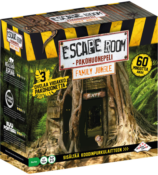 Escape Room Family Jungle peli pakohuonepeli