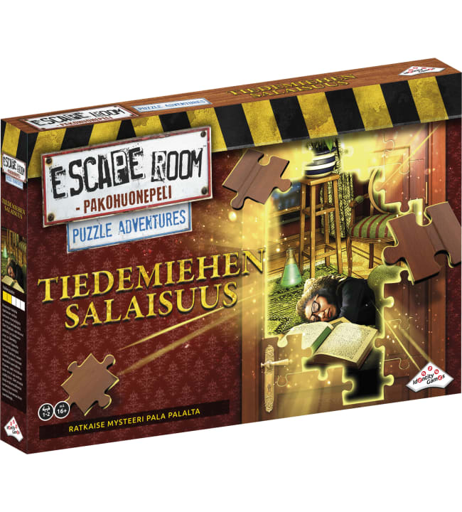 Escape Room Puzzle Adventures: Tiedemiehen Salaisuus palapeli pakohuonepeli