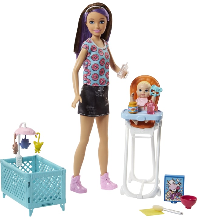Barbie Skipper Babysitter Playset nukke