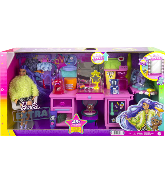 Barbie Extra Playset nukke leikkisetti