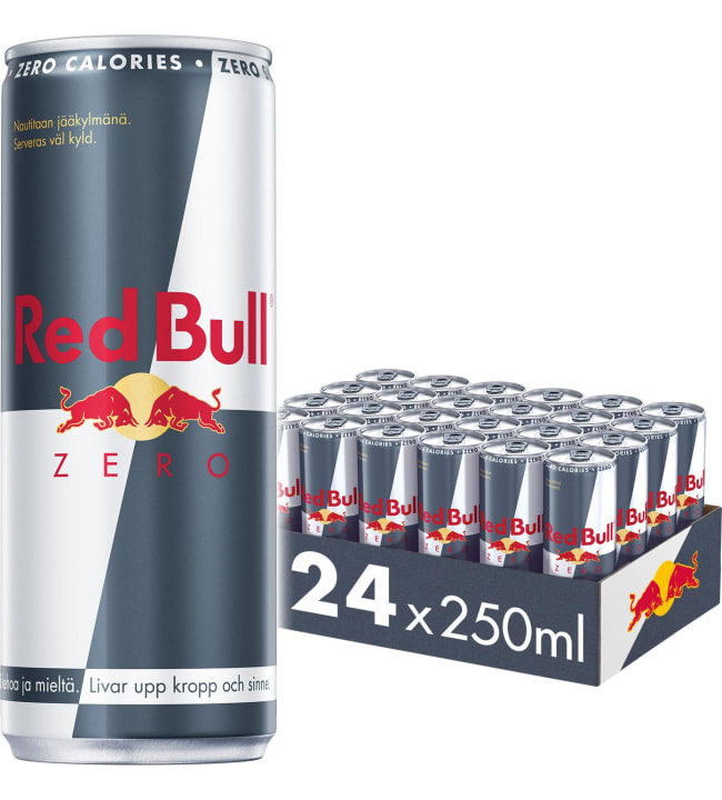 Red Bull Zero 250ml 24-pack energiajuoma